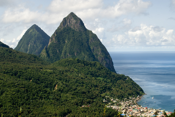 The Twin Pitons, A St. Lucia symbol